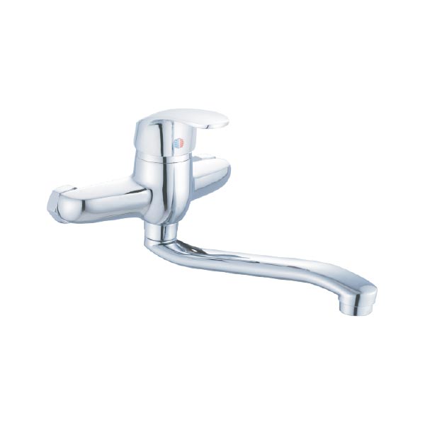 Mosogató csaptelep fali hosszú kifolyóval