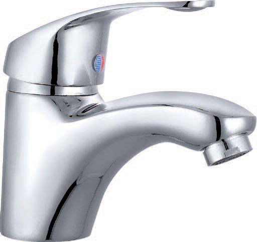 Mosdó csaptelep rövid kifolyóval