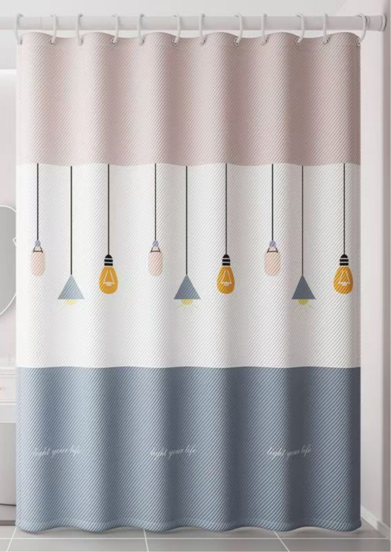 Zuhanyfüggöny LIGHT 180x200cm